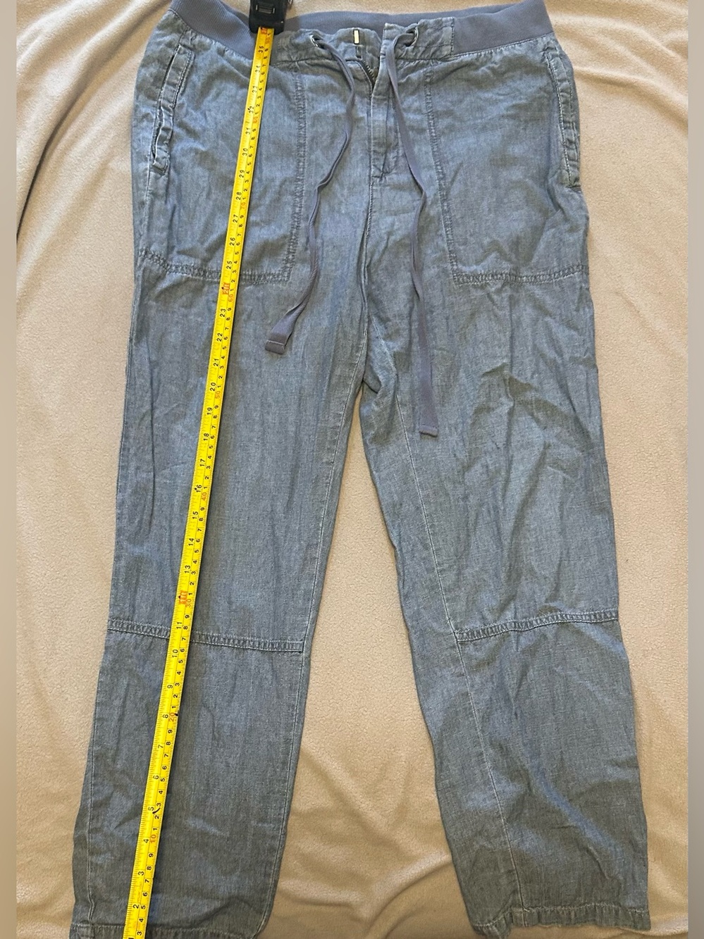 George Blue Cargo Drawstring Pants - Picture 2 of 5